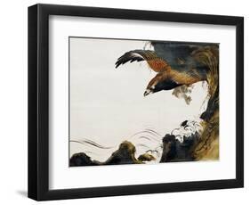 Eagle with Monkey-Zeshin Shibata-Framed Giclee Print