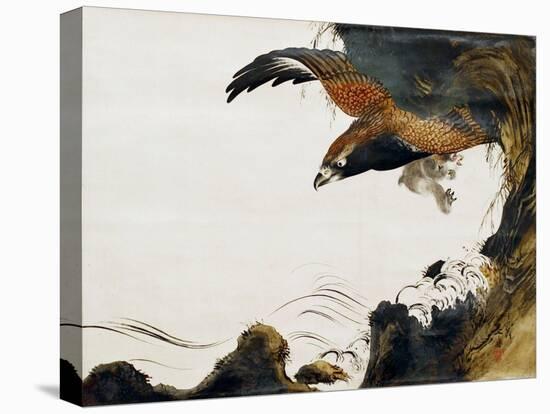 Eagle with Monkey-Zeshin Shibata-Stretched Canvas