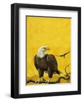 Eagle-English School-Framed Giclee Print