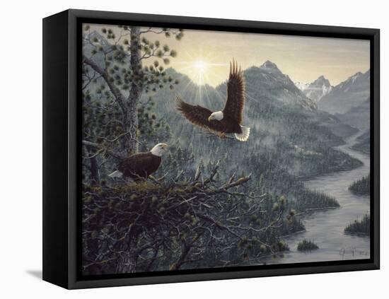 Eagles Nest-Jeff Tift-Framed Stretched Canvas