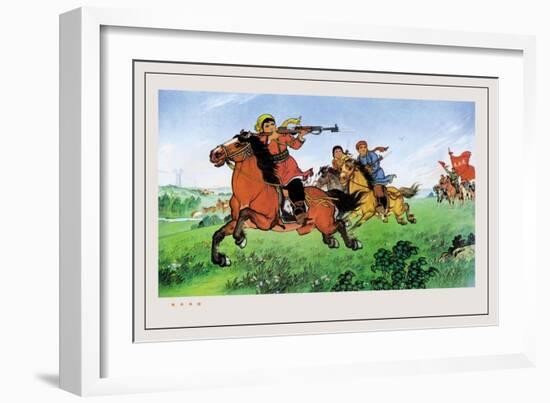 Eagles Spreading Their Wings-Tong Sieng-ming-Framed Art Print