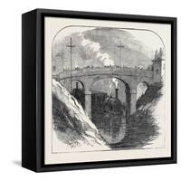 Ealing Station, Great Western Railway-null-Framed Stretched Canvas