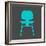 Eames Chair Teal-Anita Nilsson-Framed Art Print