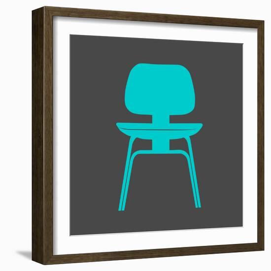 Eames Chair Teal-Anita Nilsson-Framed Art Print