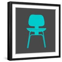 Eames Chair Teal-Anita Nilsson-Framed Art Print