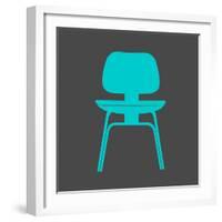 Eames Chair Teal-Anita Nilsson-Framed Art Print