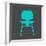 Eames Chair Teal-Anita Nilsson-Framed Art Print