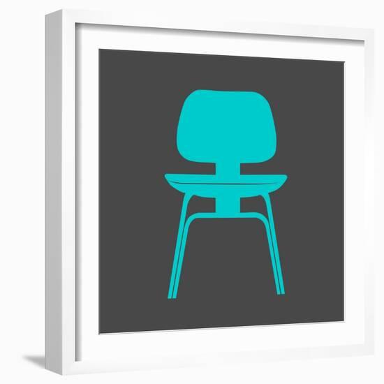 Eames Chair Teal-Anita Nilsson-Framed Art Print