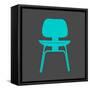 Eames Chair Teal-Anita Nilsson-Framed Stretched Canvas