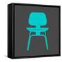 Eames Chair Teal-Anita Nilsson-Framed Stretched Canvas