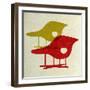 Eames La Chaise Chairs I-Anita Nilsson-Framed Art Print