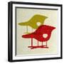 Eames La Chaise Chairs I-Anita Nilsson-Framed Art Print