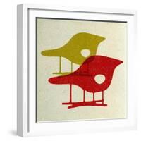 Eames La Chaise Chairs I-Anita Nilsson-Framed Art Print