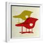 Eames La Chaise Chairs I-Anita Nilsson-Framed Art Print