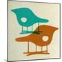 Eames La Chaise Chairs II-Anita Nilsson-Mounted Premium Giclee Print
