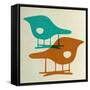 Eames La Chaise Chairs II-Anita Nilsson-Framed Stretched Canvas