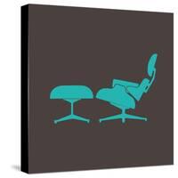 Eames Lounge Chair and Ottoman I-Anita Nilsson-Stretched Canvas