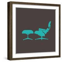 Eames Lounge Chair and Ottoman I-Anita Nilsson-Framed Art Print