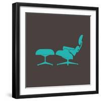 Eames Lounge Chair and Ottoman I-Anita Nilsson-Framed Art Print