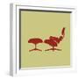 Eames Lounge Chair and Ottoman II-Anita Nilsson-Framed Art Print