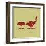 Eames Lounge Chair and Ottoman II-Anita Nilsson-Framed Art Print