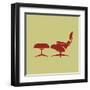 Eames Lounge Chair and Ottoman II-Anita Nilsson-Framed Art Print