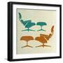 Eames Lounge Chairs II-Anita Nilsson-Framed Premium Giclee Print