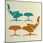 Eames Lounge Chairs II-Anita Nilsson-Mounted Premium Giclee Print