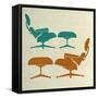 Eames Lounge Chairs II-Anita Nilsson-Framed Stretched Canvas