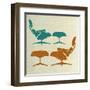 Eames Lounge Chairs II-Anita Nilsson-Framed Art Print