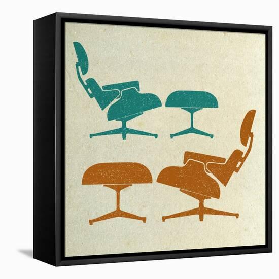 Eames Lounge Chairs II-Anita Nilsson-Framed Stretched Canvas