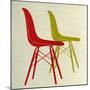 Eames Plastic Side Chairs I-Anita Nilsson-Mounted Art Print