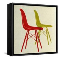 Eames Plastic Side Chairs I-Anita Nilsson-Framed Stretched Canvas