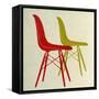 Eames Plastic Side Chairs I-Anita Nilsson-Framed Stretched Canvas