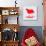 Eames Rocking Chair Red-Anita Nilsson-Art Print displayed on a wall