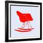 Eames Rocking Chair Red-Anita Nilsson-Framed Art Print