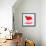 Eames Rocking Chair Red-Anita Nilsson-Framed Stretched Canvas displayed on a wall