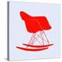 Eames Rocking Chair Red-Anita Nilsson-Stretched Canvas