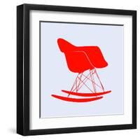 Eames Rocking Chair Red-Anita Nilsson-Framed Art Print