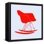 Eames Rocking Chair Red-Anita Nilsson-Framed Stretched Canvas