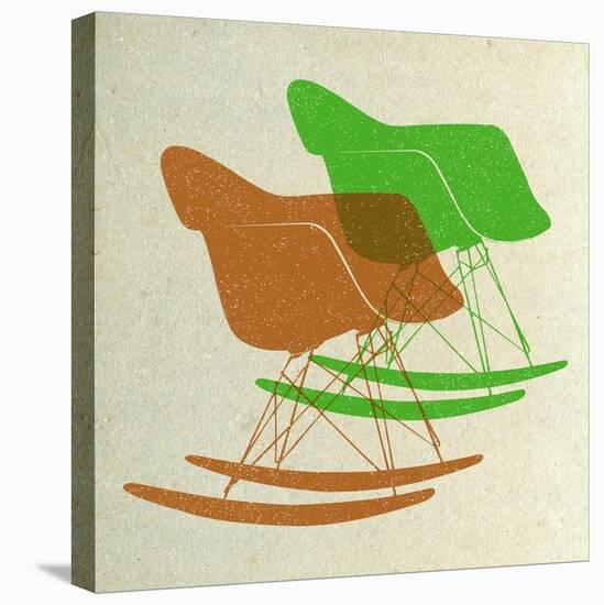 Eames Rocking Chairs I-Anita Nilsson-Stretched Canvas