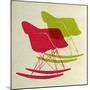 Eames Rocking Chairs II-Anita Nilsson-Mounted Art Print