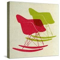 Eames Rocking Chairs II-Anita Nilsson-Stretched Canvas