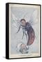 Eamonn De Valera Irish Statesman Depicted as a Wasp Stinging English Premier Lloyd George-Barrere-Framed Stretched Canvas