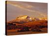 Ear Mountain Along the Rocky Mountain Front, Montana, USA-Chuck Haney-Stretched Canvas