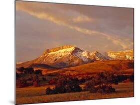 Ear Mountain Along the Rocky Mountain Front, Montana, USA-Chuck Haney-Mounted Photographic Print