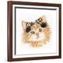 Ear Muff Kitten-Karen Middleton-Framed Giclee Print