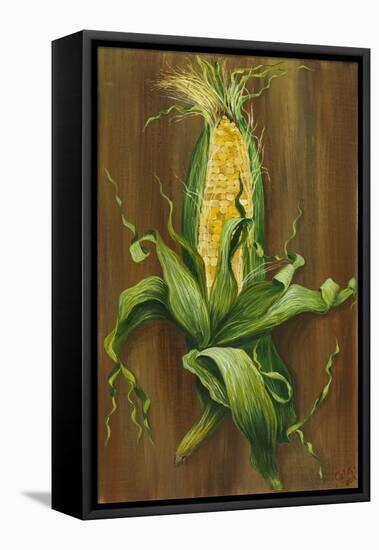 Ear of Corn-Gigi Begin-Framed Stretched Canvas