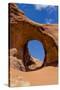 Ear of the Wind Arch, Monument Valley Navajo Tribal Park, Monument Valley, Utah-Michael DeFreitas-Stretched Canvas