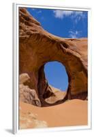 Ear of the Wind Arch, Monument Valley Navajo Tribal Park, Monument Valley, Utah-Michael DeFreitas-Framed Premium Photographic Print